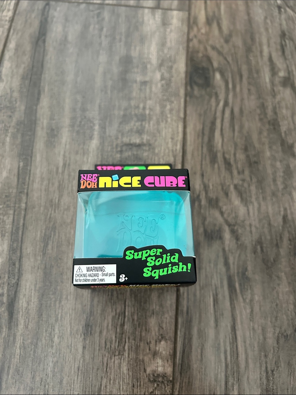 New Schylling NeeDoh Nice Cube Squish Toy - Blue